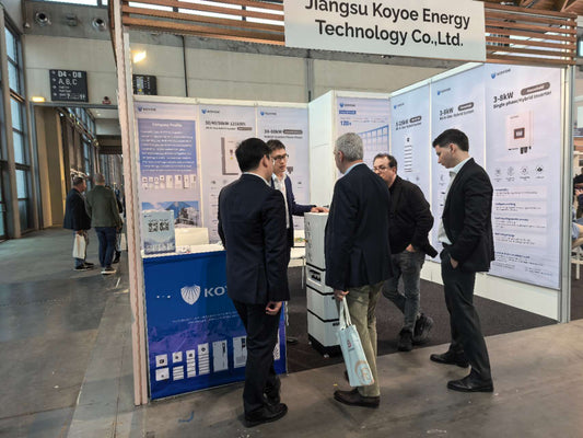 Exhibition Express｜Koyoe Energy made a stunning appearance at KEY – The Energy Transition Expo 2026 in Rimini, showcasing cutting-edge solar and energy storage products and solutions.